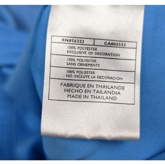 Nike Golf Mens Polo Shirt 2XL Ryder Cup Valhalla Dri-Fit Light Blue Short Sleeve - Picture 5 of 5